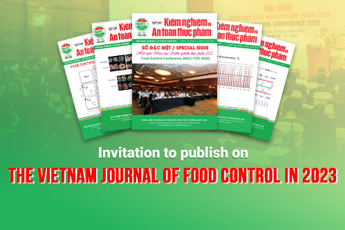 Invitation to publish on the Vietnam Journal of Food Control in 2023