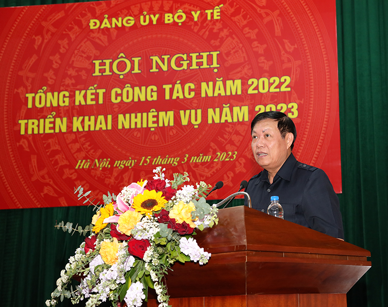 Đảng uỷ Bộ Y tế triển khai nhiệm vụ công tác Đảng năm 2023 - Ảnh 4