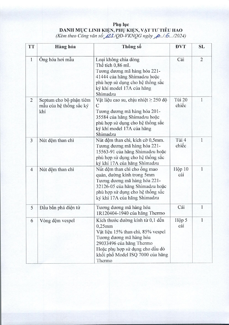 CV Báo giá vật tư, phụ kiện-2