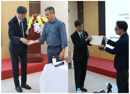 Delegates-conducted-sanitation-monitoring-experiment-using-ATP-method