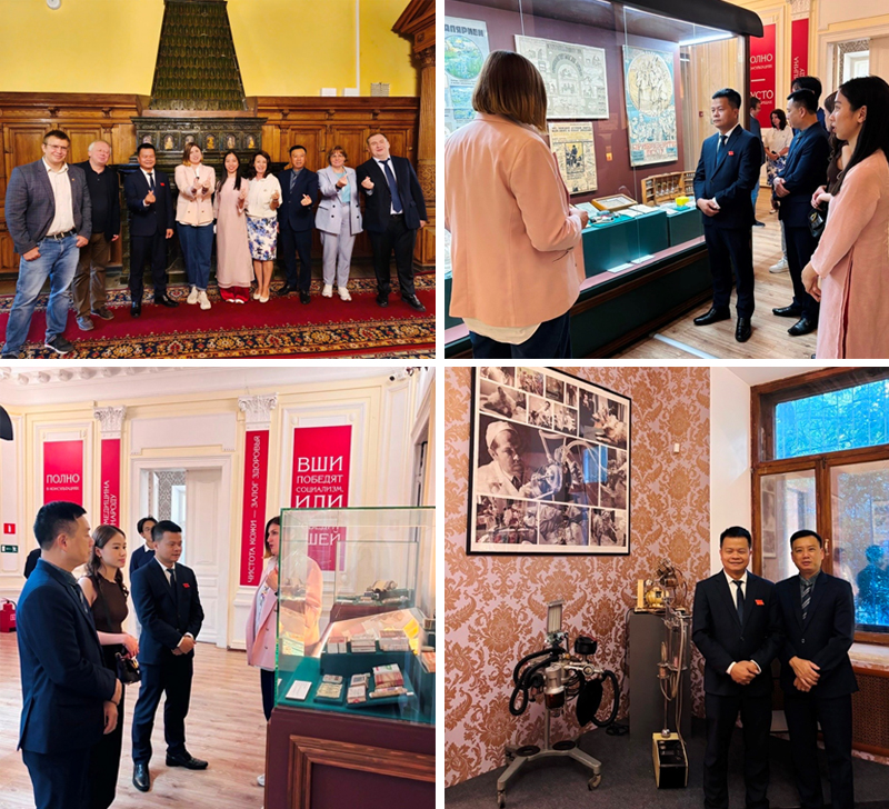 Images-capturing-the-delegations-visit-to-the-museum-of-medicine-at-the-semashko-institute