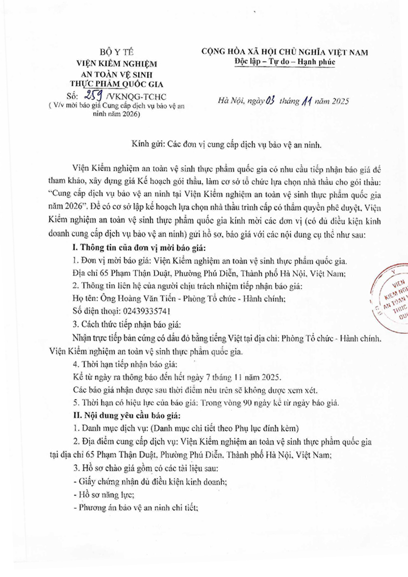 Số 259 -VKNQG-TCHC-1