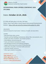 ANNOUNCEMENT INTERNATIONAL FOOD CONTROL CONFERENCE 2024