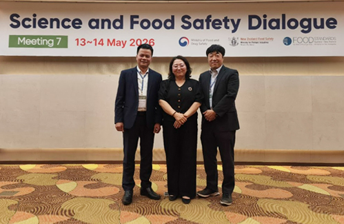The National Institute for Food Control (NIFC) Attends the 7th Science and Food Safety Dialogue