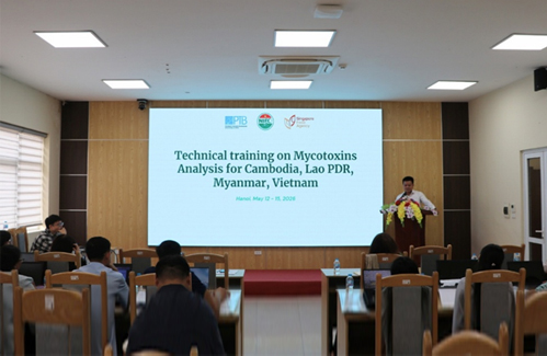 Đào tạo kiểm nghiệm độc tố vi nấm cho một số nước trong khu vực ASEAN