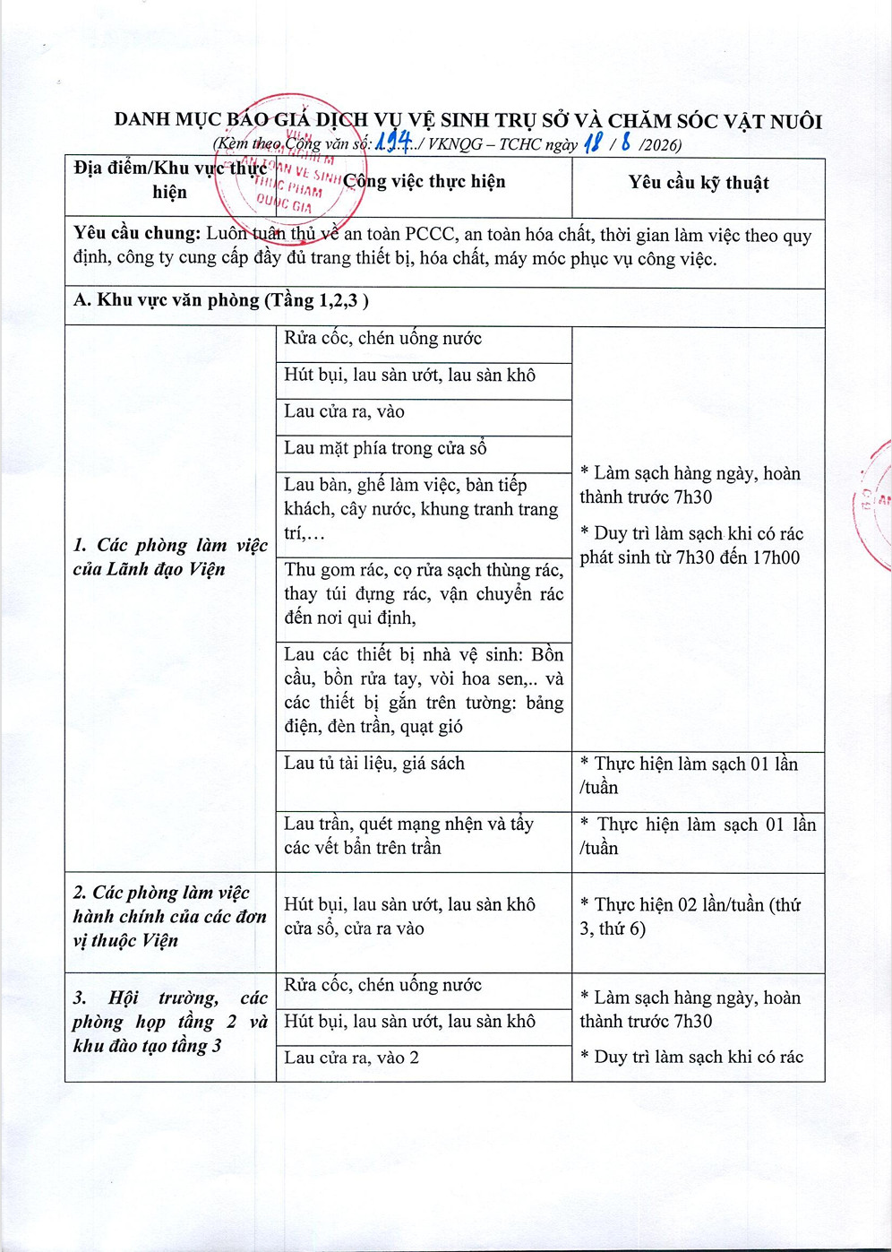 Thư mời báo giá dịch vụ vệ sinh-2