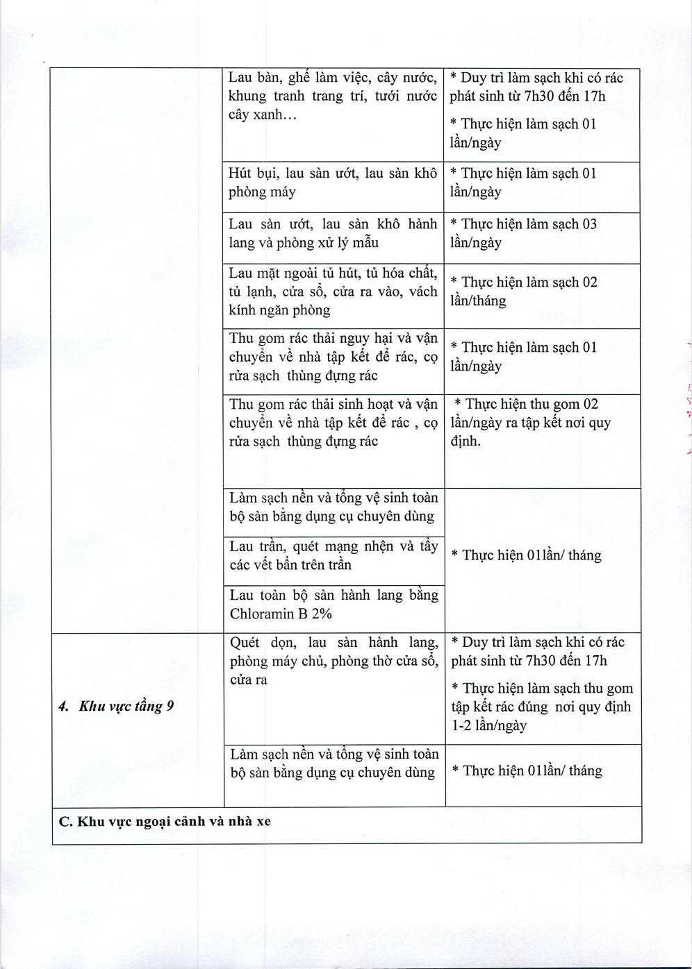 Thư mời báo giá dịch vụ vệ sinh-8
