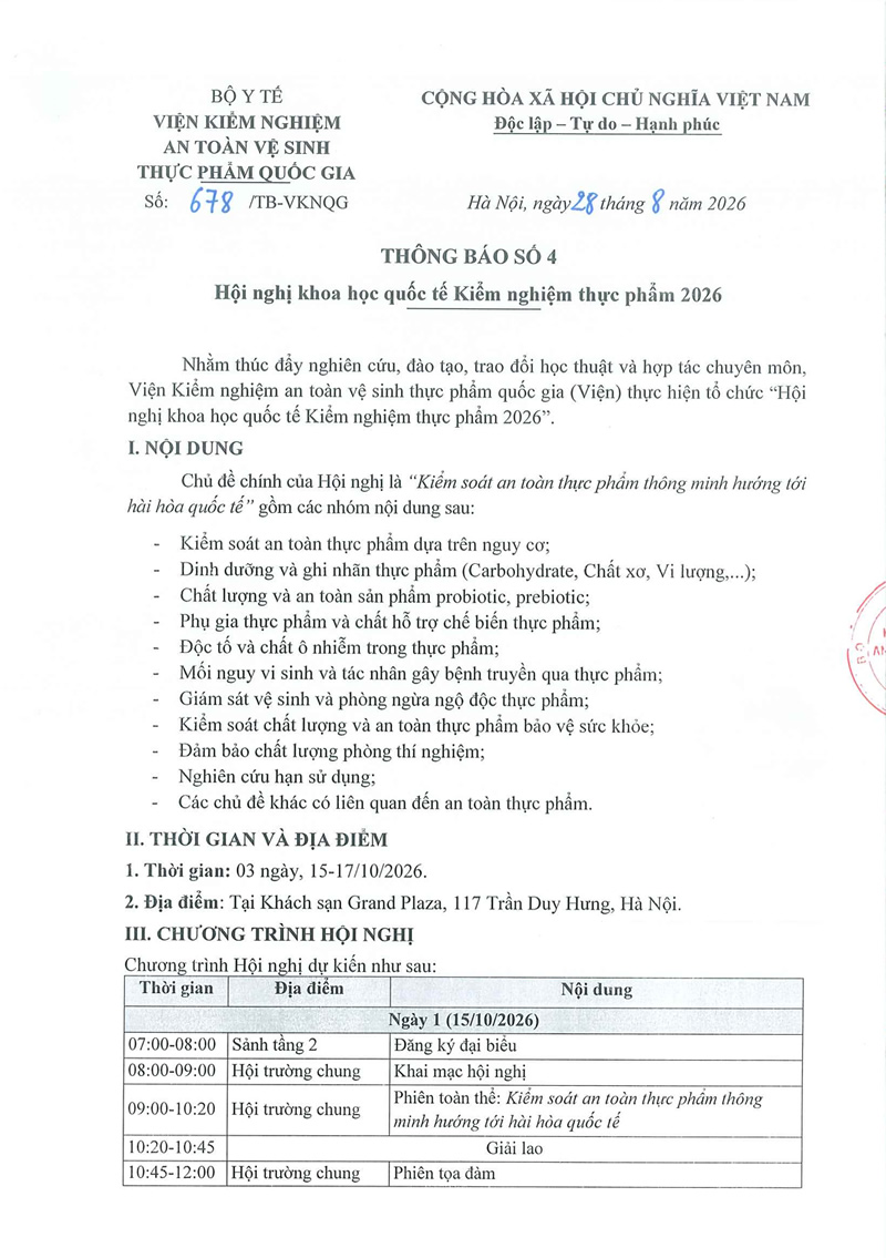 Thông báo số 4 FCC