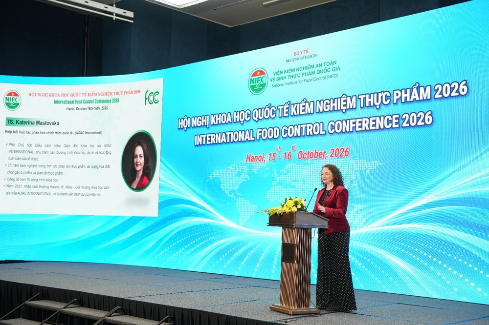 Khai mạc Hội nghị Khoa học quốc tế Kiểm nghiệm thực phẩm 2026-10